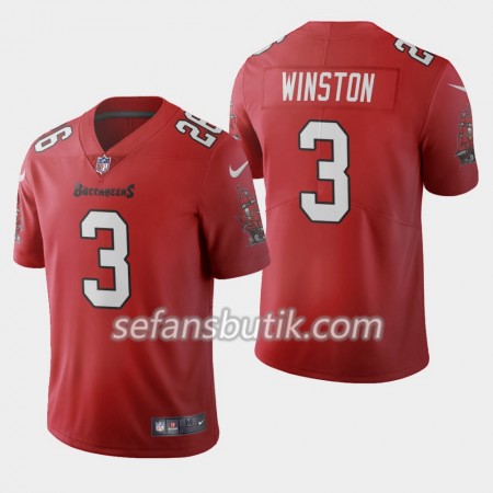 Tampa Bay Buccaneers Tröjor Jameis Winston 3 Nike Röd 2020 - Herr